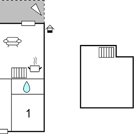 Апартаменты 2 Bedroom Cozy In Ringkbing